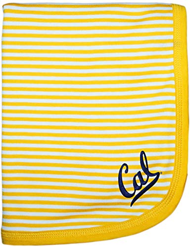 Image of Creative Knitwear University of California at Berkeley Cal Striped Baby and Toddler Blanket
