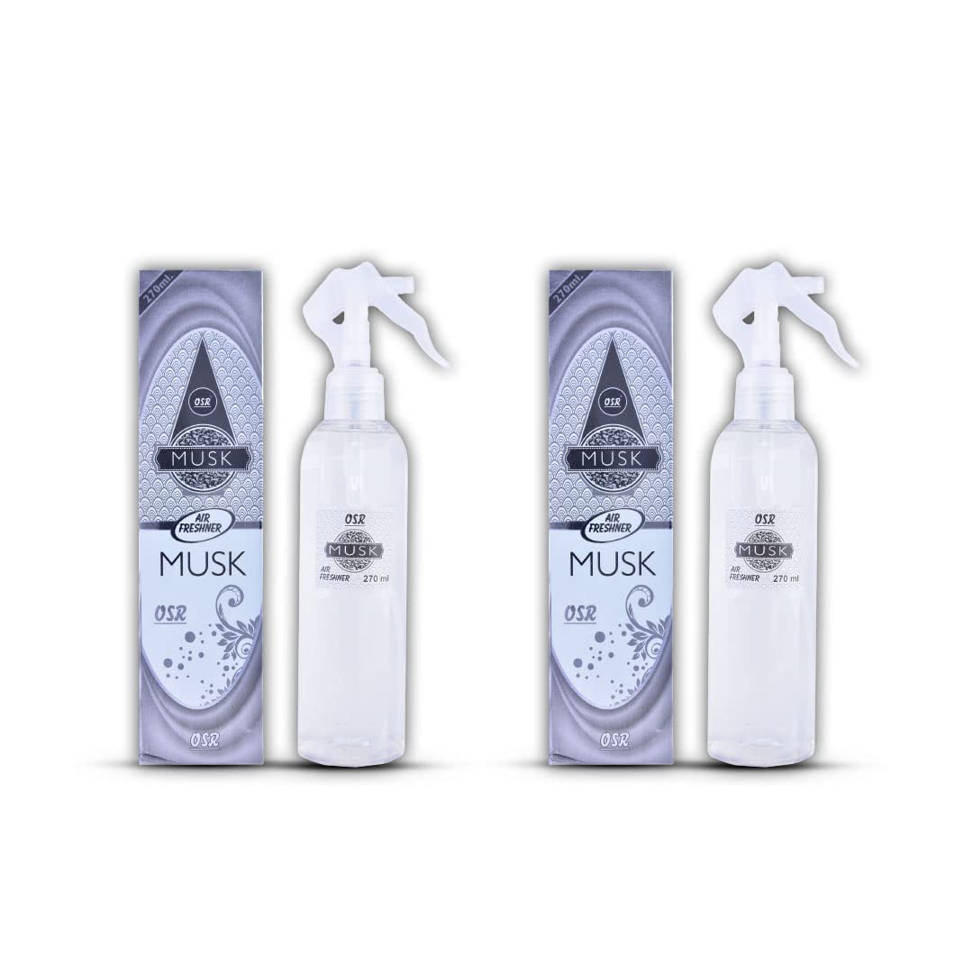 OSR Musk 270ML Air Freshener Premium Long Lasting Fragrance Refreshing Body Spray a Best Accessory To Wear To Make You Stand Out In a Crowd (Pack of 2)-image-30