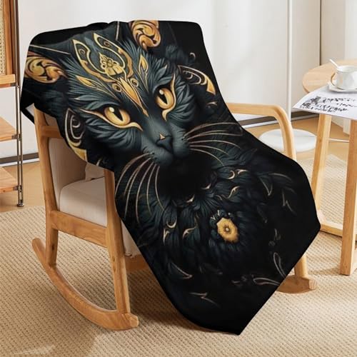 Couverture légère motif chat 3D, le cadeau idéal pour lit - 7
