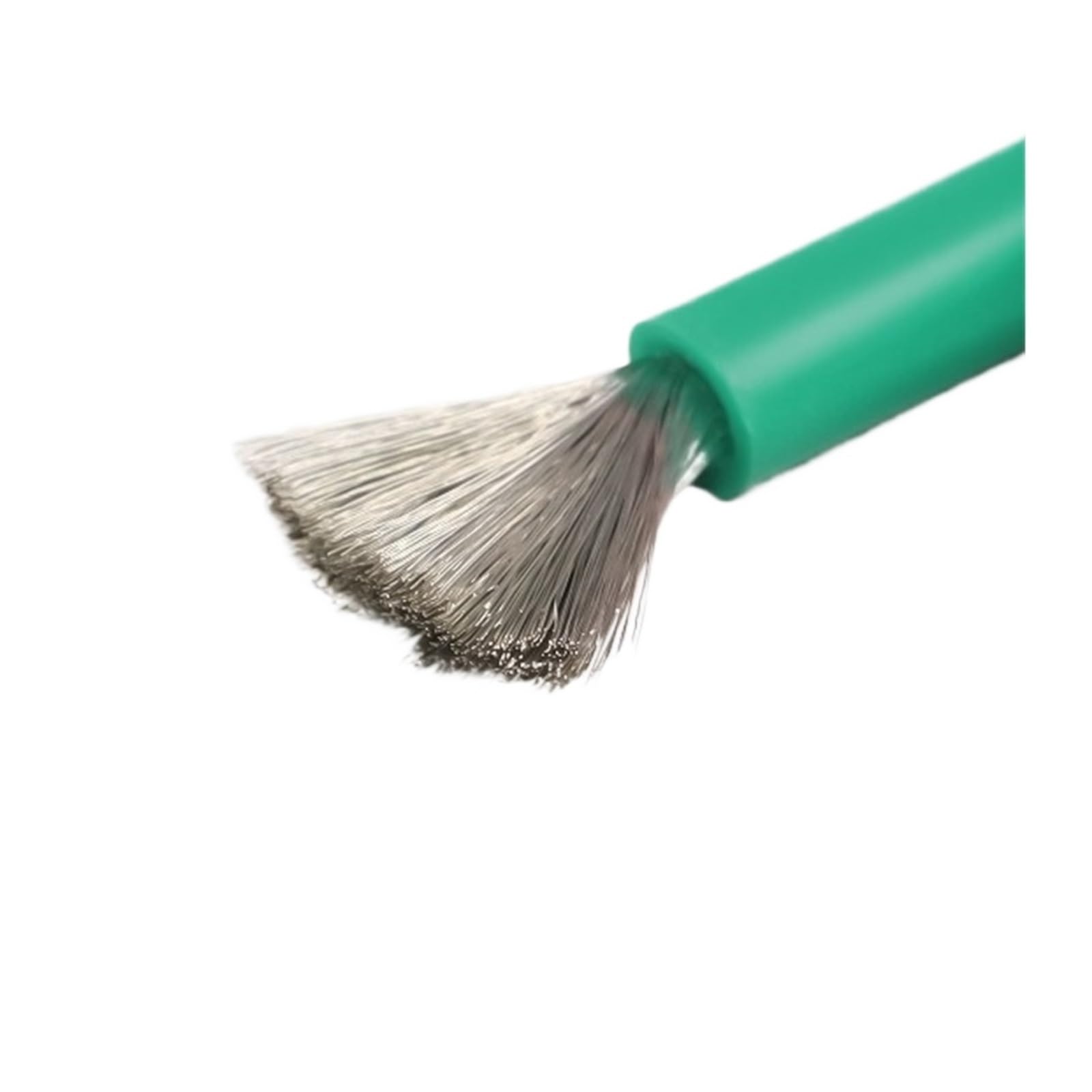 Cable eléctrico resistente a altas temperaturas, Cable de silicona 5 metros, varios tamaños AWG, cable cobre estañado alta temperatura, multicolor(Green 5 meters,13AWG)