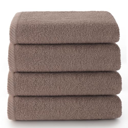 Top Towel - Plus - 4 Toallas Bidet o Viso - Set di Asciugamani - Asciugamani da bagno - 100% Cotone
