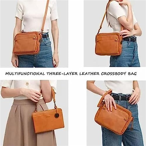 Gpmsign Crossbody Bag, Gpmsign Crossbody Leather Bag, 3 Layer Crossbody PU Leather Shoulder Bags4