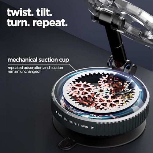 Image of Dubstep Rush X3 Magnetic Mobile Phone Holder, 360 Rotating Dashboard Mobile Mount, Universal Magnetic Mobile Holder with Metal Ring for iPhone, Android & All Smartphones