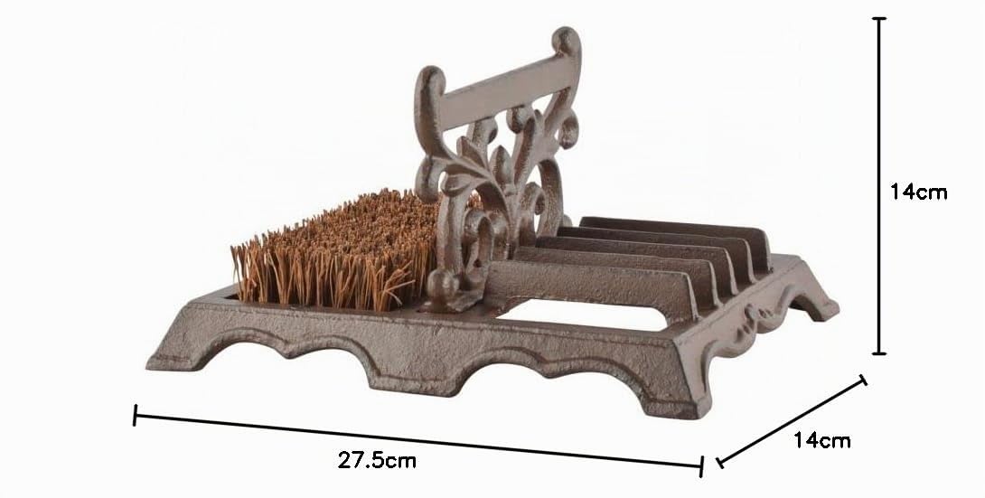 Brosse à chaussure avec grattoir
