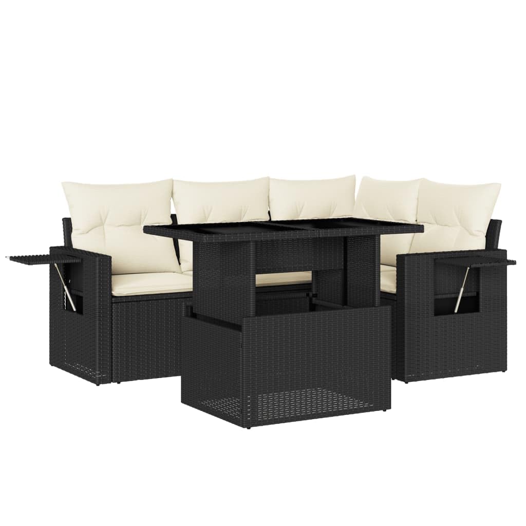 Balcón Lounge Pequeño Mesa Ajustable Balcón Sofá Sofá de Ratán Sofá de Jardín Salón de Esquina Sofá de Esquina Lounge Muebles Exterior Lounge Muebles de Balcón Sofá de Jardín Muebles de Balcón