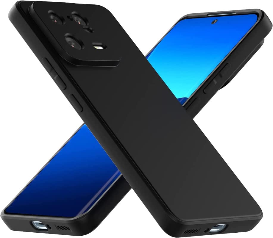 OneLike Shockproof Soft Slim Flexible Protective Case Cover Matte TPU Back Cover for Xiaomi 13 Pro 5G – (Silicone, Black) OneLike Shockproof Soft Slim Flexible Protective Case Cover Matte TPU Back Cover for Xiaomi 13 Pro 5G – (Silicone, Black)