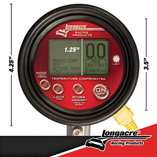 Longacre 52-53050 Digital Tire Pres. Gauge 0-100 Psi #TOP2