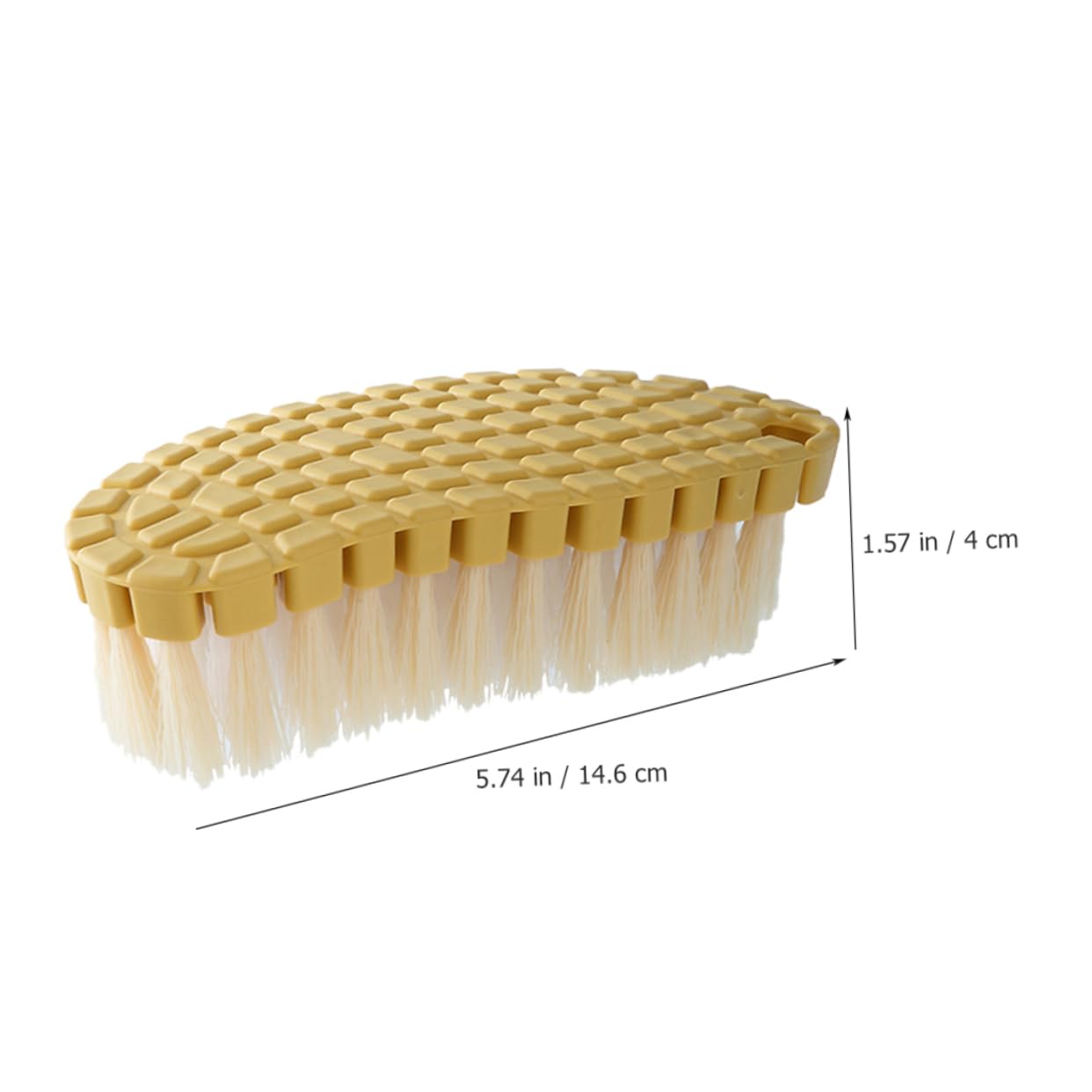 Cabilock 5 Set Pennello Per La Pulizia Del Setola Domestico Microfibra Scrubber Spazzolone Macchia Spazzola Per La Pulizia Accessori Per Il Bagno Spazzoloni Plastica 2 Pezzi * 5