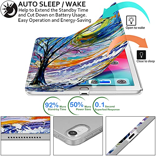 Image of DuraSafe Cases for iPad PRO 11 Inch 2018 1 Gen [ PRO 11 1st ] A1980 A1934 A2013 A1979 MTXN2HN /A MTXP2HN /A MTXR2HN /A MTXQ2HN /A PrintediPad Cover with Translucent Frosted Hard Back - Color Emblem