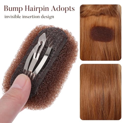 Gatuida Hair Bump Clips 3 piezas insertos para volumen de cabello, clips invisibles autoadherentes para peinados bouffant, uso diario y fiestas de boda, 3.54 x 1.96 x 1.18 pulgadas miniatura 6