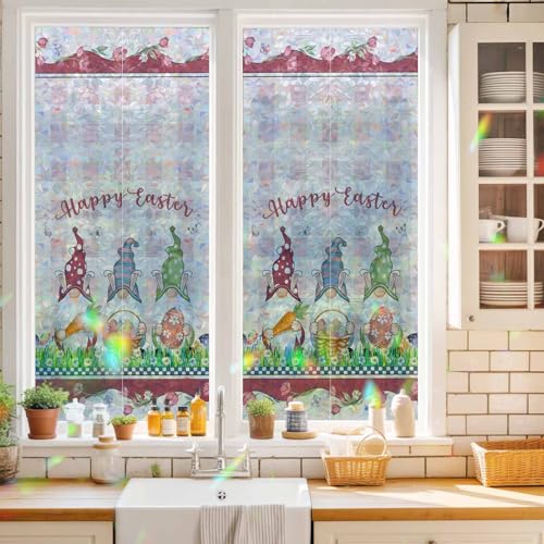 Película para ventana decorativa adhesiva estática 17.7x39.3 miniatura 3