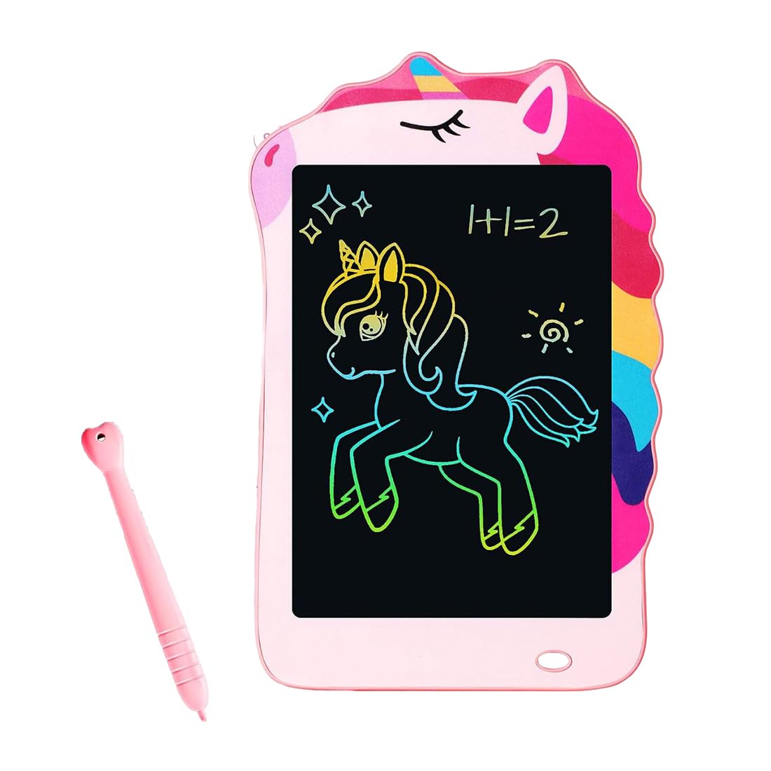 8,5 Pizarra Electrónica, Pulgadas Tableta de Escritura Color, Juguetes Educativo Niños con Borrable y Bloqueo Función, Reutilizable, para el Hogar, Escuela, para Niñas y Niños de 3-12 Años