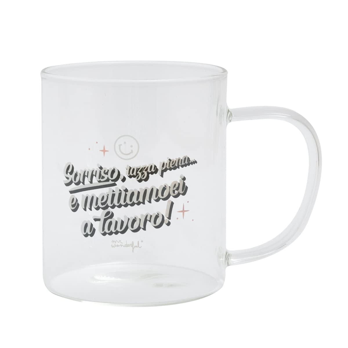 Mr. Wonderful Smile Mug, Full Mug and Let's Get to Work