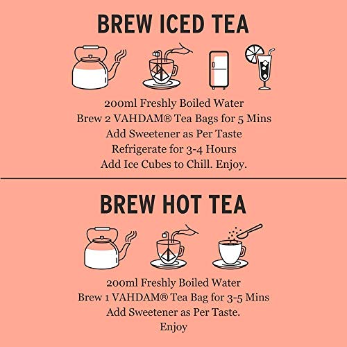 Vahdam, Original English Breakfast Black Tea Leaves (16Oz) + Exotic Darjeeling First Flush Tea (30 Tea Bags) | 100% Pure Black Tea, | Brew Hot, Iced Tea | Value Pack | Makes 230+ Cups #TOP4