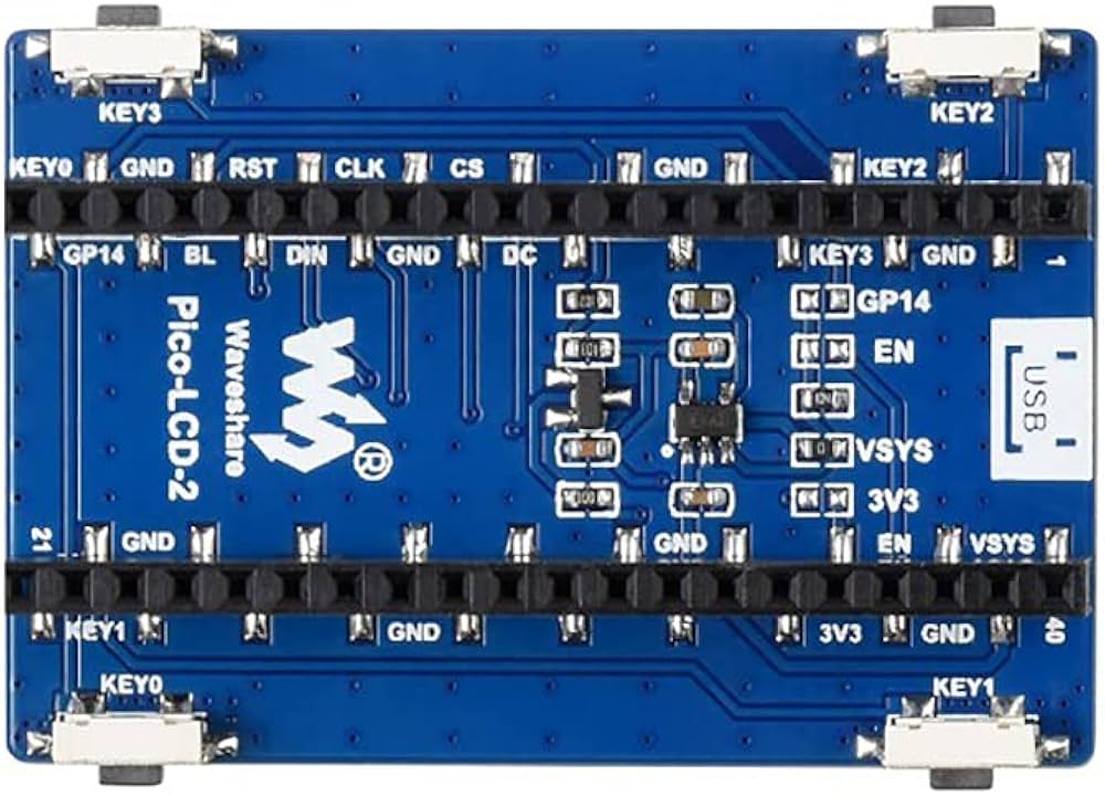 Display Touch 3.5" Per Raspberry Pi Pico - Schermo IPS 480x320 Con Touch Resistivo