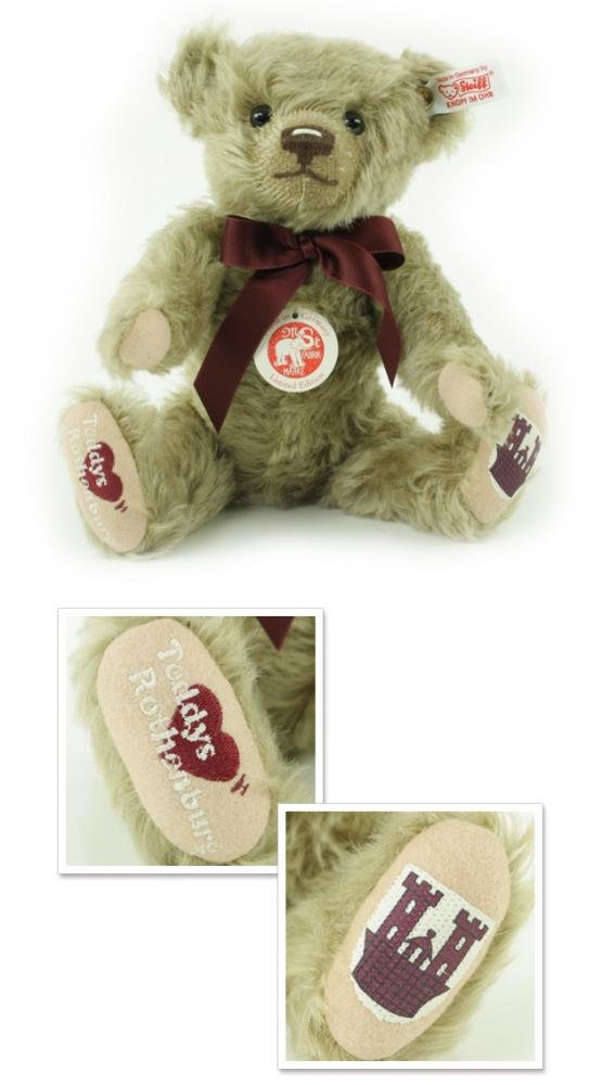 シュタイフ　テディベア　Steiff ドイツ　ローテンブルグ Steiff ぬいぐるみ Teddyb.Flynn ドイツ ローデンブルグ