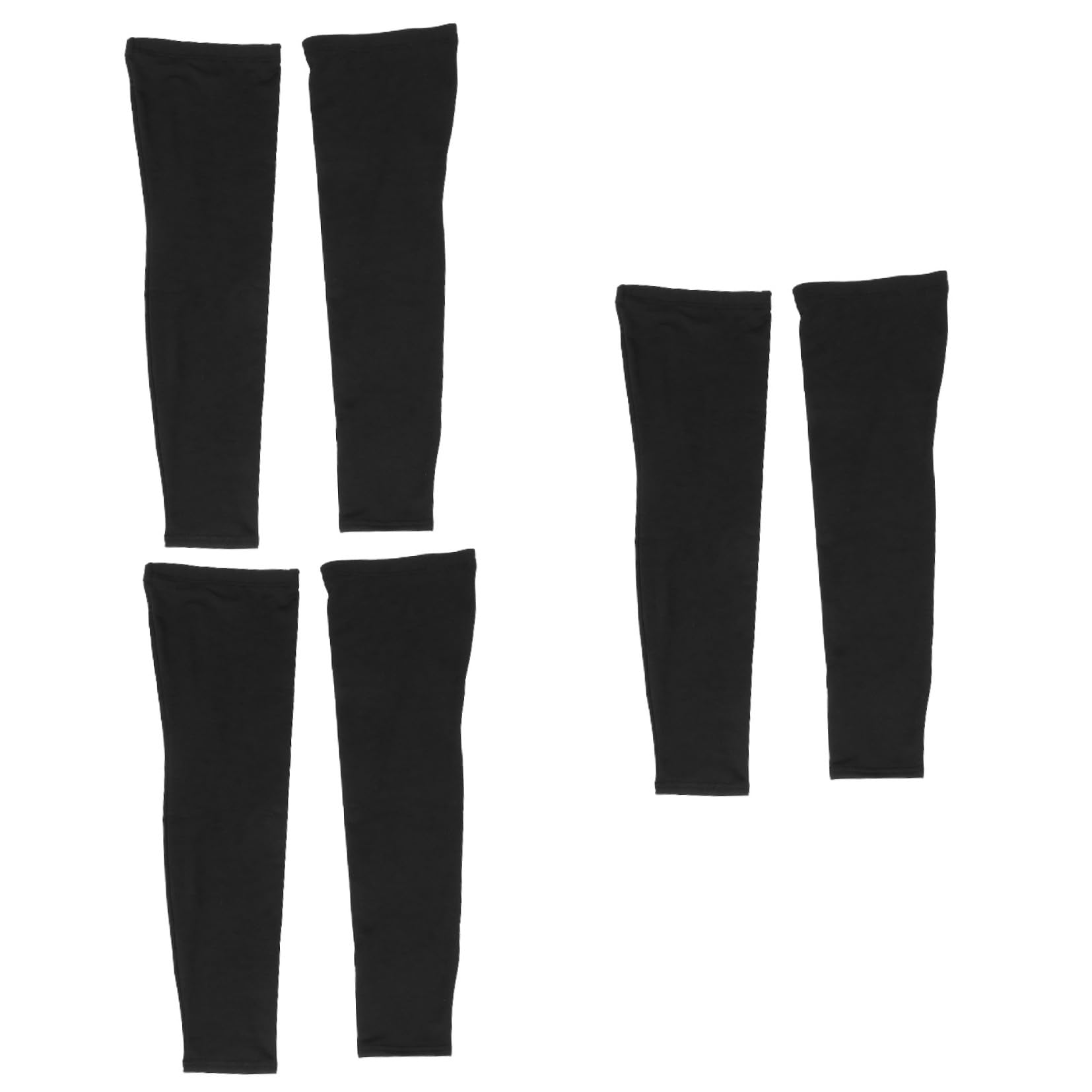 Kisangel 3 Pares Calentadores de Térmicos de Perneras de Forro Polar Prueba de Viento Soporte para Rodillas para Actividades Deportivas Fríos