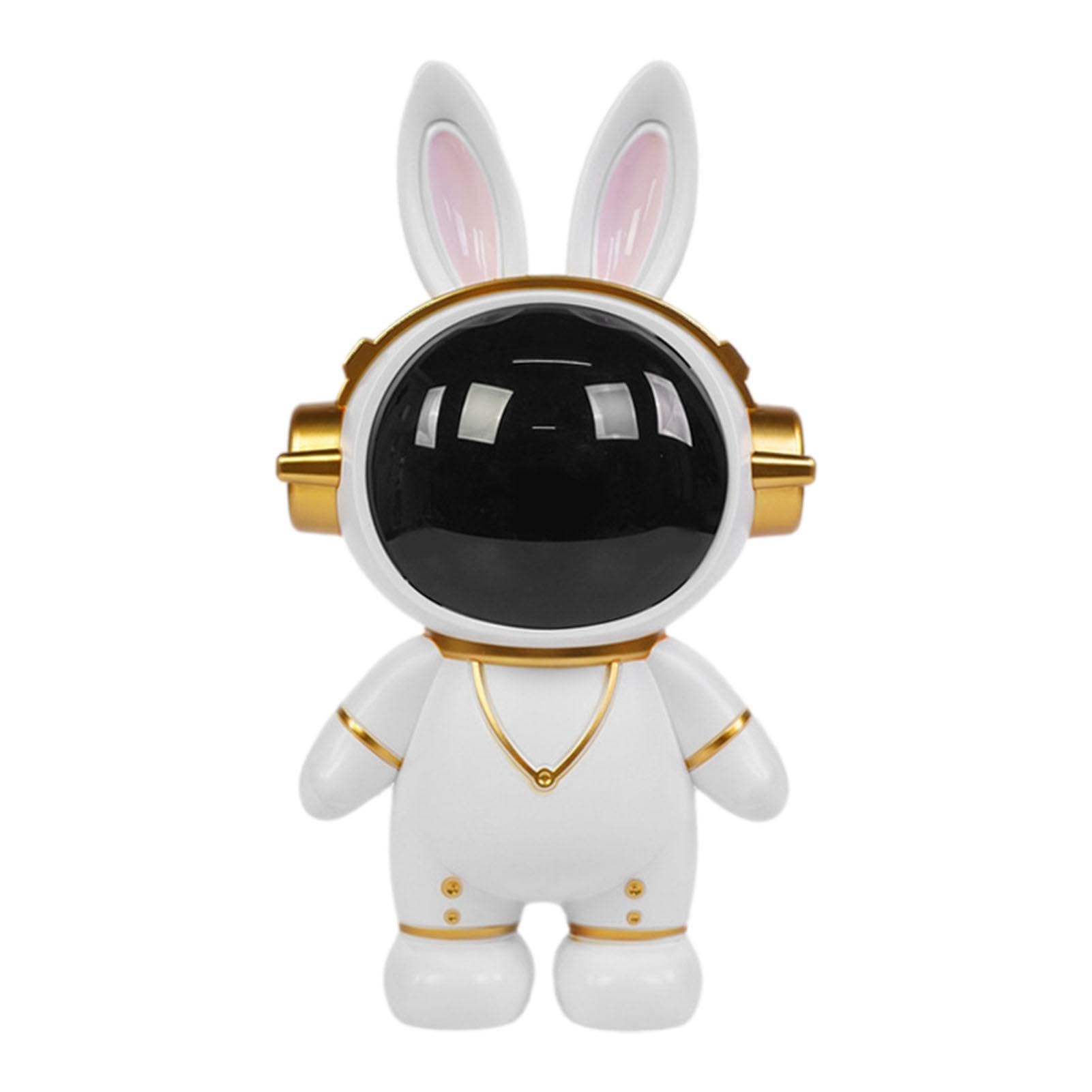 Kids Money Box Rabbit Astronaut Money Bank | Portable Coin Bank with a Adorable Rabbit in a Spacesuit - Money Saver Storage Box for Toddler, Girls, Boys, Children
