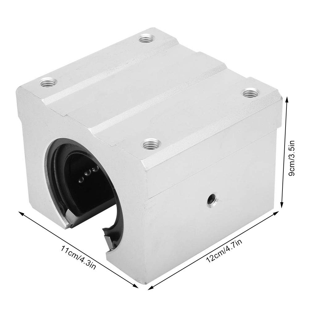SBR50UU Bearing Blocks,50mm Open Sliding Ball Bearing Block for SBR50 Linear Motion Shaft Guides Slide Rails as CNC Linear Rail Kit.
