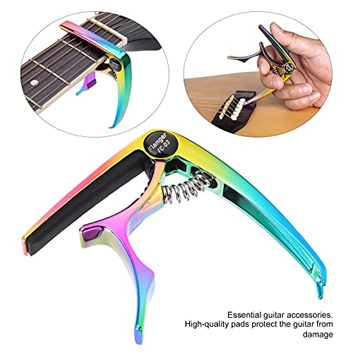 Capodastre pour guitare électrique, couleurs magnifiques Capo de guitare solide et durable pour guitare acoustique pour… - Les Beatles, Paul McCartney, John Lennon, RIngo Starr, George Harrison Capodastre pour guitare électrique, couleurs magnifiques Capo de guitare solide et durable pour guitare acoustique pour… – Image 8