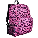 Wildkin Pink Leopard Crackerjack Backpack