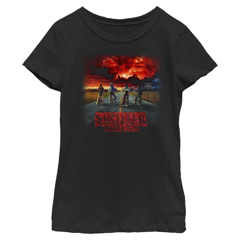NetflixStranger Things Where It Began Girls Short Sleeve Tee Shirt