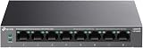 TP-Link 8-Port Gigabit Desktop Ethernet Switch with 8-Port PoE+, 62 W PoE Budget, PoE Auto Recovery, Plug & Play, Metal Casing, Ideal for IP Surveillance & Network Security (LS108GP) - 1