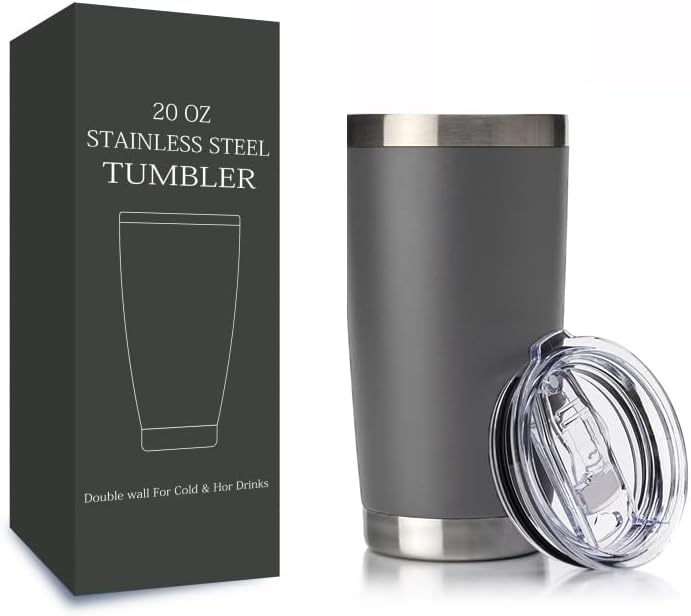 Miniatura 1 de Vaso térmico colorido de doble pared al vacío para café frío y caliente, con asa aislada de acero inoxidable, dispensador de botellas de agua y