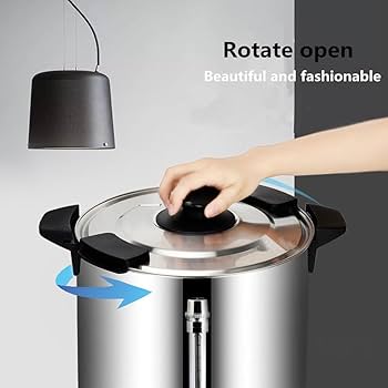 専用コーヒー Amazon | プレミアム100カップ業務用コーヒー壺、ステンレス製
