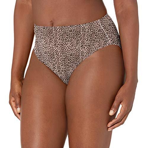 Bali DFEL62 Women'S Comfort Revolution Easylite Hi-Cut Panty, Classic Animal Print cover