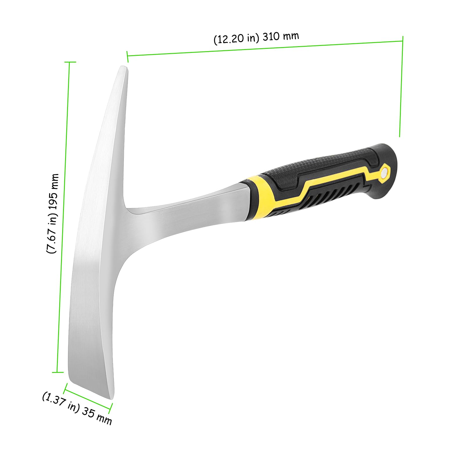 Weeding Mattock Hoe - 2 Pack for Gardening & Landscaping -2