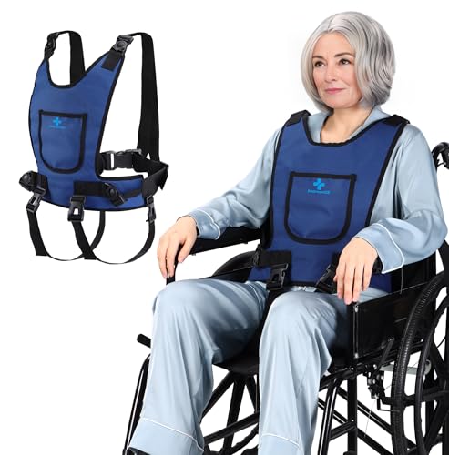NIdreamCE Wheelchair Seatbelt Safety Harness for Dementia Patients Falling Out