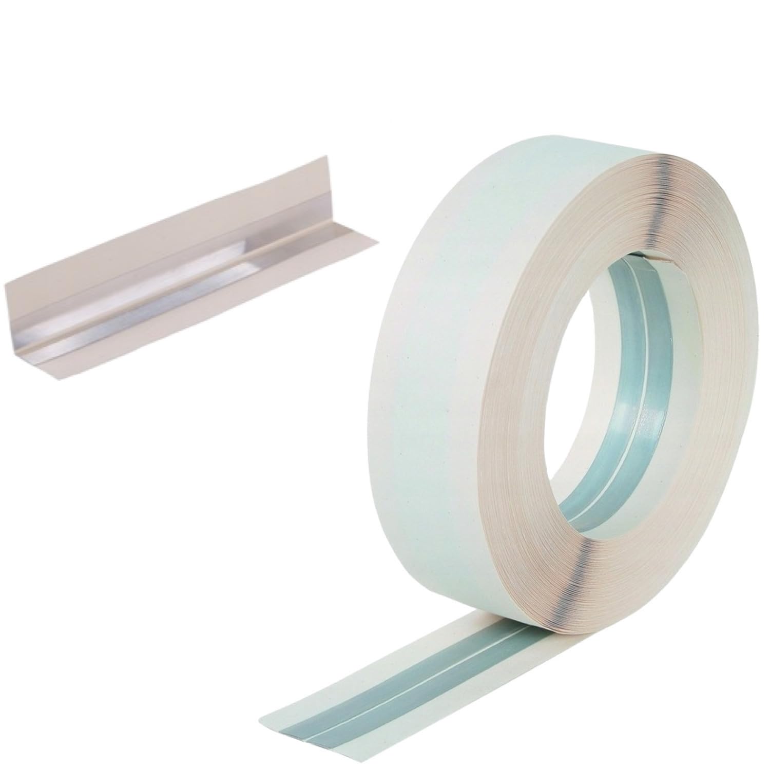 Alu Kantenschutzband 50 mm x 30 Meter Kantenschutz Eckenschutz Trockenbau Ecke Rigips Eckschutz Trockenbau Innenecke Außenecke