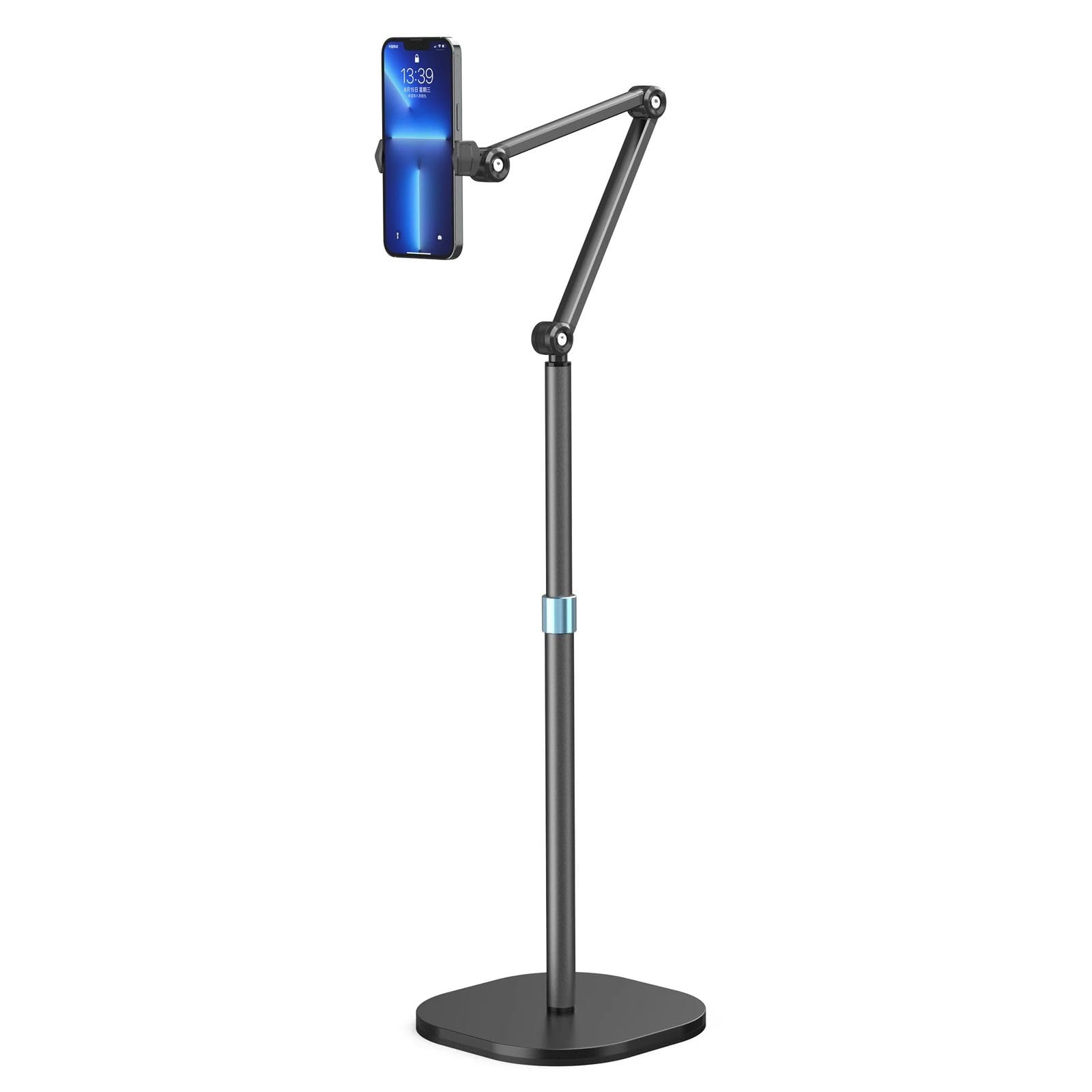 Alf Tablet Floor Stand with Double Self-Locking Worm Gears, 70.9”Height Adjustable iPad Floor Stand with 7.5lb Stable Base, Compatible with 4-15.6 iPad, Kindle, Phone, Portable Monitor (Black) (B0DFYM4DTQ) Amazon Price History, Amazon Price Tracker