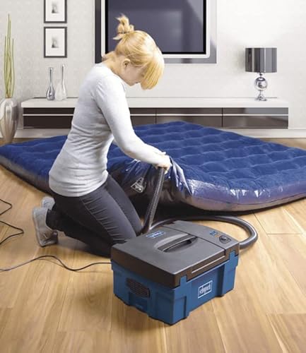 Scheppach HD2P_UK 1250W 230V 50 Hz, 3 in 1 Portable Workshop Dust Extractor, Vacuum Cleaner & Inflator with A Dust Bag, Filter and 4 Attachments, 2 Year Warranty, Blue, 1250 W, 5 liters, 80 Decibeles 5 Scheppach HD2P_UK 1250W 230V 50 Hz, 3 in 1 Portable Workshop Dust Extractor, Vacuum Cleaner & Inflator with A Dust Bag, Filter and 4 Attachments, 2 Year Warranty, Blue, 1250 W, 5 liters, 80 Decibeles - Image 5