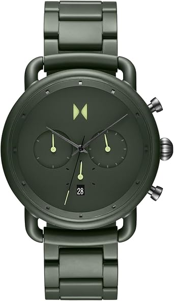 MVMT Black Top Mens Analog Chronograph Watch, Matte Green, 47 MM, Blacktop II, matte green, Blacktop II