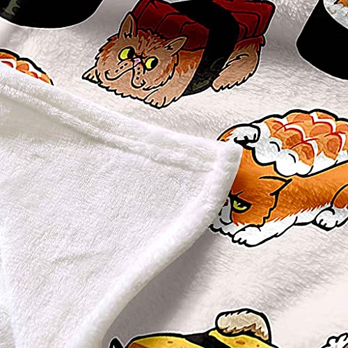 Couverture microfibre douce chat pour canapé lit toutes saisons - 6