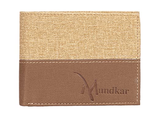 Image of Fabric Material Bifold and 3 fold Wallet for Men and Boys Combo Pack of 2 Stylish Wallets