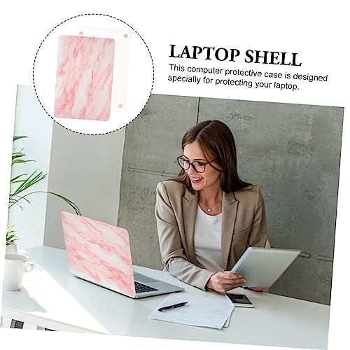 Funda para Macbook Air resistente de plástico con diseño de mármol para portátil 7