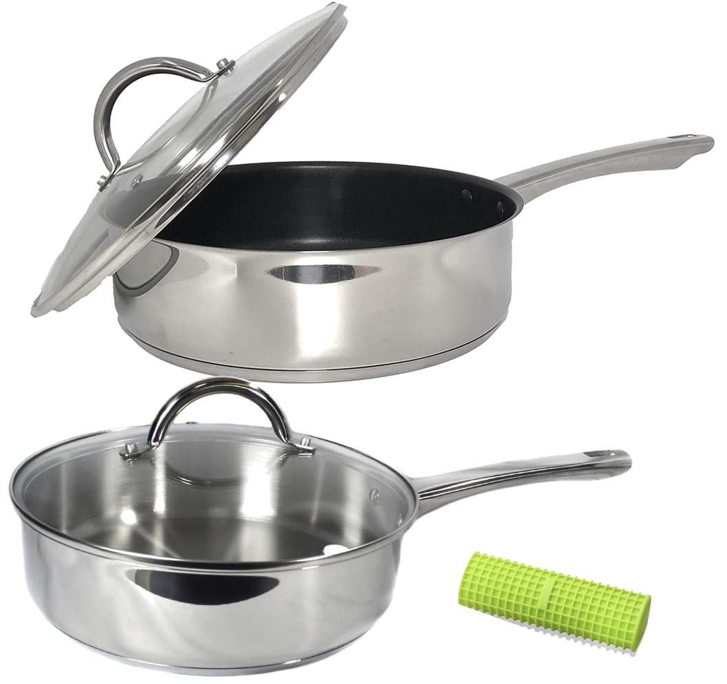 MAGGOPAN Stainless Steel Cookware Set, Induction Cooking Pots and Pans