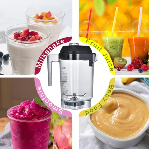 48oz Advance Container Replacement for Vitamix Commercial Blender,48 oz Pitcher Replacement for Vitamix,Fit for The Quiet One VM0145, Touch & Go and Drink Machine Advance Commercial Blender Series by besingki - Image 7