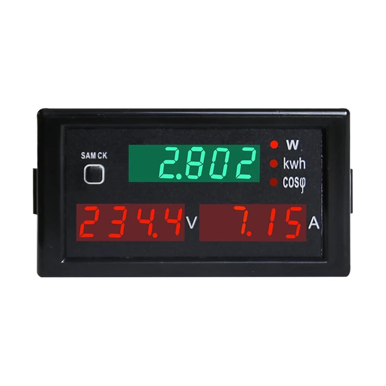 DL69-2047 Multi-Function Energy Meter AC80-300V 200-450V Voltmeter Ammeter 1Pcs(AC200-450V)