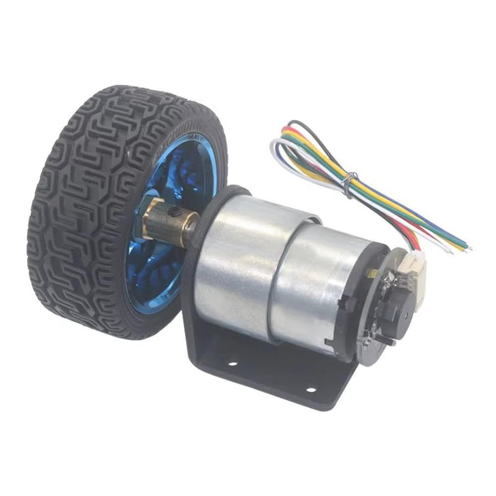 Módulo codificador Motor Codificador JGB37-520 Motor De Coche Inteligente DC12V Motor Pequeño Kit De Coche Motor De Velocidad(1580 revolutions)