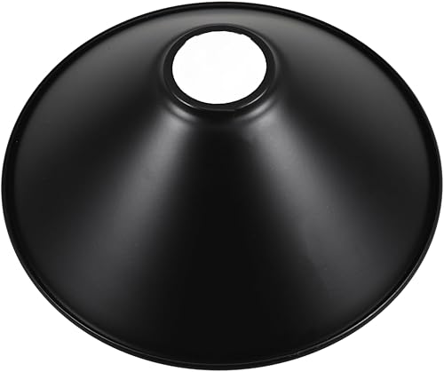 TEHAUX Lámpara colgante de metal industrial vintage reemplazo retro cono luz cubierta 1.6 in diámetro para comedor y decoración de bricolaje