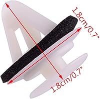 Vista 2 de Jfqm - 20 piezas de moldura de puerta de automóvil lateral para faldón de umbral lateral para Mazda 2 3 5 6 CX-7 CX-9 MPV apto para Protege G18K51SJ3