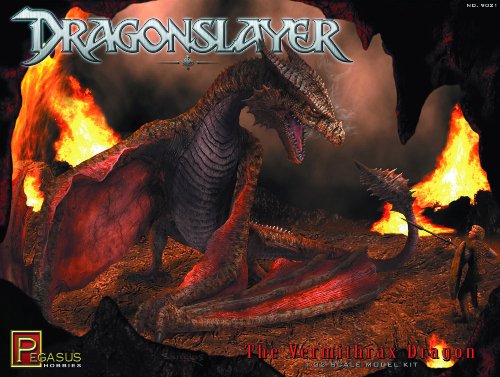 Pegasus Hobbies Dragonslayer: Kit modelo dragón Vermithrax miniatura 1