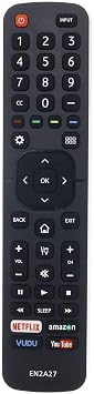 Universal for Hisense-TV-Remote, EN2A27 Remote Compatible with All Hisense 4K LED HD UHD Smart TVs