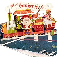 By Paper Love Christmas Cards Pop Up, 3D Christmas Dog, Handcrafted Popup Gre - View #5