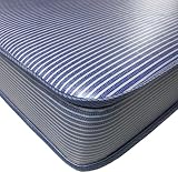 Wilson Beds - Waterproof PVC Mattress - One Sided, Foam Free, Medium Soft, Blue Water Proof Mattress 90cm by 190cm approx. (Single)