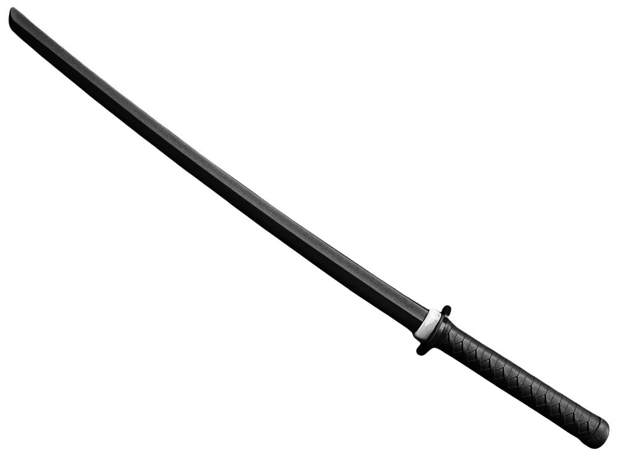 Katana aus Polypropylen Bokken Attrappe Training Samuraischwert Schwert Samurai schwarz aus TPR- Kunststoff 100 cm Trainingsschwert